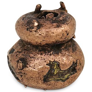Pre Columbian Gold Muisca Shaman Pot