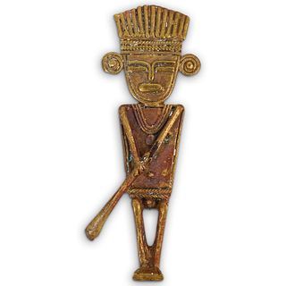 Pre Columbian Copper Muisca Tunjo Figure