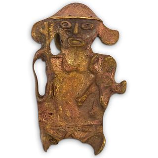 Pre Columbian Copper Muisca Shaman Pendant