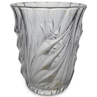 Val Saint Lambert Crystal Vase