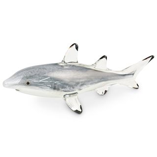 Murano Glass Shark Figurine