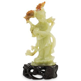 Antique Jade Chinese Quan Yin Statue