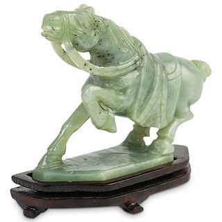 Antique Chinese Jade Tang Horse Figurine