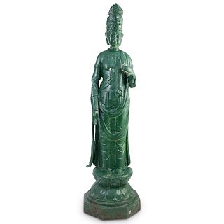 Cast Iron Hindu Goddess Statue