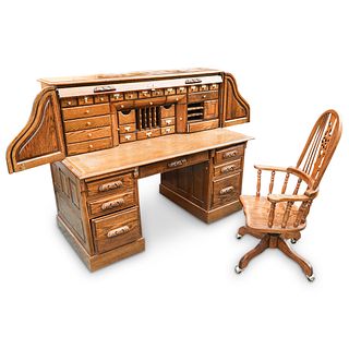 "Old Tyme" Roll Top Desk