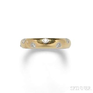 18kt Gold and Diamond Band