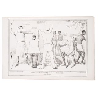 [SLAVERY & ABOLITION]. DOYLE, John (1797-1868). 2 Lithographs, comprising:  