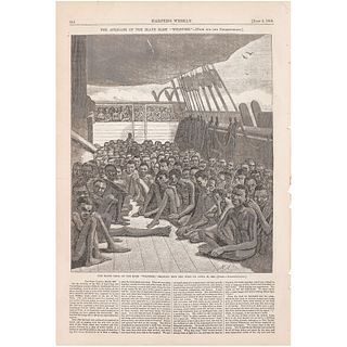 [SLAVERY & ABOLITION]. Harper's Weekly. Vol. IV, No. 179. New York: 2 June 1860. 