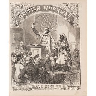 [SLAVERY & ABOLITION]. The British Workman. 12 issues (complete year run). Nos. 73-84. London: January - December 1861. 