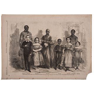 [SLAVERY & ABOLITION]. Civil War ephemera referencing white slave children, comprising: 