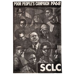 [KING, Martin Luther, Jr. (1929-1968)]. BAILEY, Herman "Kofi," artist. Poor People's Campaign 1968, SCLC. Atlanta, GA: Southern Christian Leadership C