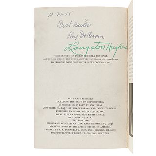 HUGHES, Langston (1902-1967). -- DE CARAVA, Roy (1919-2009). The Sweet Flypaper of Life. New York: Simon and Schuster, 1955. 