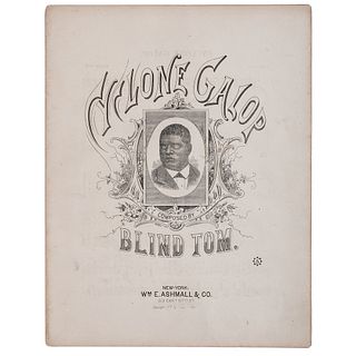 [MUSIC] -- [WIGGINS, Thomas Greene "Blind Tom" (1849-1908)]. Cyclone Galop. New York: E. Bethune, 1887. 
