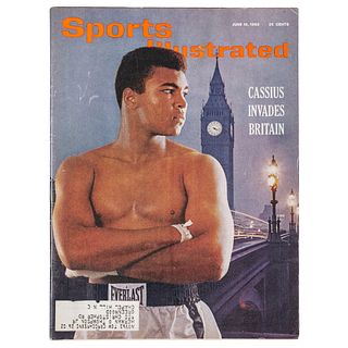 [BOXING] -- [ALI, Muhammad (1942-2016)]. Sports Illustrated. Vol. 18, Number 23. Chicago: Time Inc., 10 June 1963.  