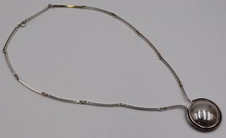JEWELRY. Signed NE From Danish Sterling Necklace.