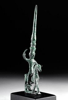 Rare Anatolian Hittite Bronze Horse + Rider