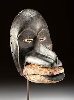 Early 20th C. African Dan / Guerze Wooden Gagon Mask