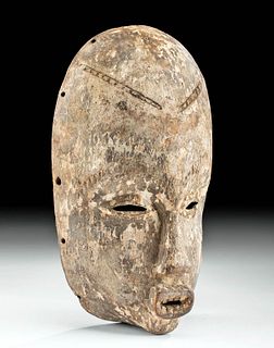 Early 20th C. Nigeria Igbo Wooden Spirit Mask