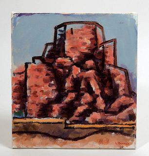 Lockwood Dennis Painting - "Castle 20" 2003