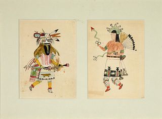 Unknown, Untitled (Two Kachina Dancers)