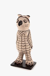 Cochiti, Rita Lewis, Owl Pottery Figurine