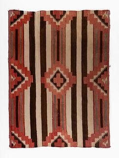 A Navajo Third Phase Chief's Child's Blanket, ca. 1900