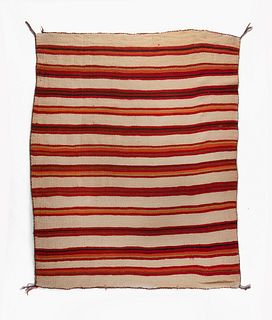 A Navajo or Pueblo Banded Textile, ca. 1900