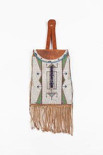 An Arapaho Beaded Dispatch Case, Late 19th Century