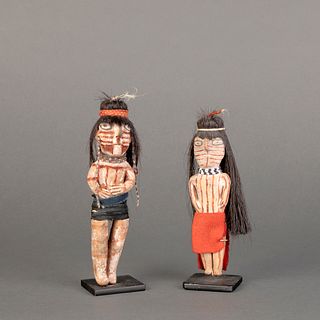 Two Mojave Dolls, ca. 1890-1910