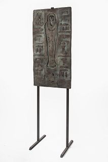 Fritz Scholder, Mummy Panel (Obelisk) Panel I, 1988