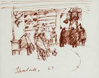 Fritz Scholder, Shalako, 1967