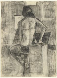 T. C. Cannon, Untitled (Institute of American Indian Arts Figure Study)