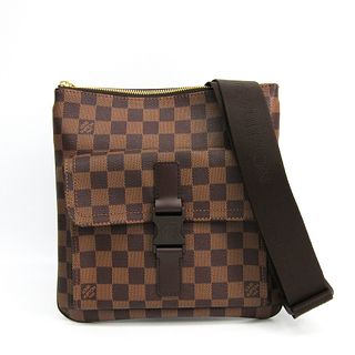 Louis Vuitton Damier Pochette Melville N51127 Unisex Shoulder Bag Ebene