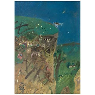 ROGER VON GUNTEN, Untitled, Signed, Oil on canvas, 27.5 x 19.6" (70 x 50 cm), Certificate