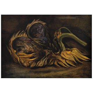 JOSÉ REYES MEZA, Naturaleza muerta, Signed and dated 73, Oil on canvas on wood, 19.8 x 27.5" (50.5 x 70 cm)