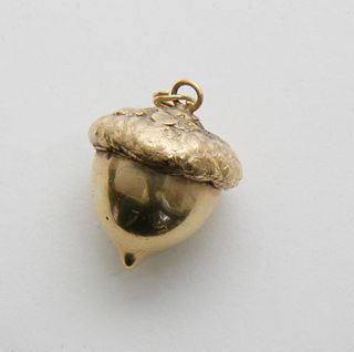 Ruth Edwards (American) Designed Gold Acorn Pendant