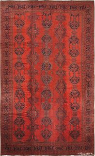 ANTIQUE TURKISH OUSHAK AREA RUG 20 ft 2 in x 12 ft 2 in