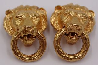 JEWELRY. Van Cleef & Arpels 18kt Gold Lion
