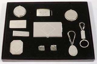 (10 PC) STERLING GENT'S ACCESSORIES
