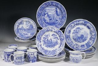 (31 PCS) SPODE BLUE ROOM COLLECTION CHINA