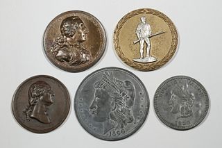 (5) COLLECTIBLE MEDALLIONS