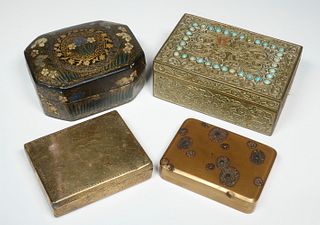 (4) SMALL BOXES