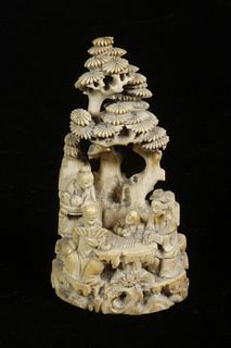 CHINESE FIGURAL CARVING