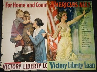 (4) LOOSE WWI LARGE BOND POSTERS