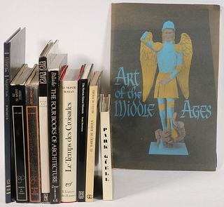 (10) ART/ARCH BOOKS THAT BELONGED TO DAVID W. SCOTT, FOUNDING DIRECTOR OF THE NATIONAL MUSEUM OF ART, SMITHSONIAN