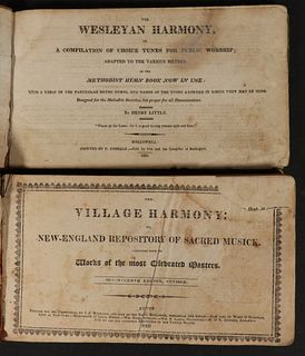 (2) RARE MAINE & MASS. PUBLISHED CHURCH HYMNALS