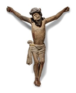 A South Tyrolean Carved and Painted Corpus Christi