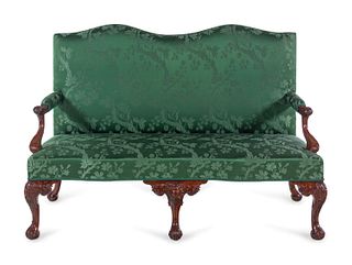 A George III Carved Mahogany Sofa