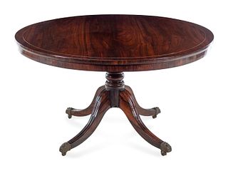 A Regency Rosewood Center Table