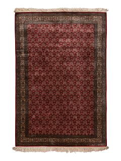 An Indian Silk Rug